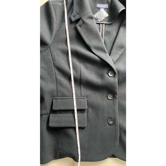Studio Park x Amy Stran Faux Wool Knit Blazer NWT BLACK SIZE XL - Picture 7 of 7